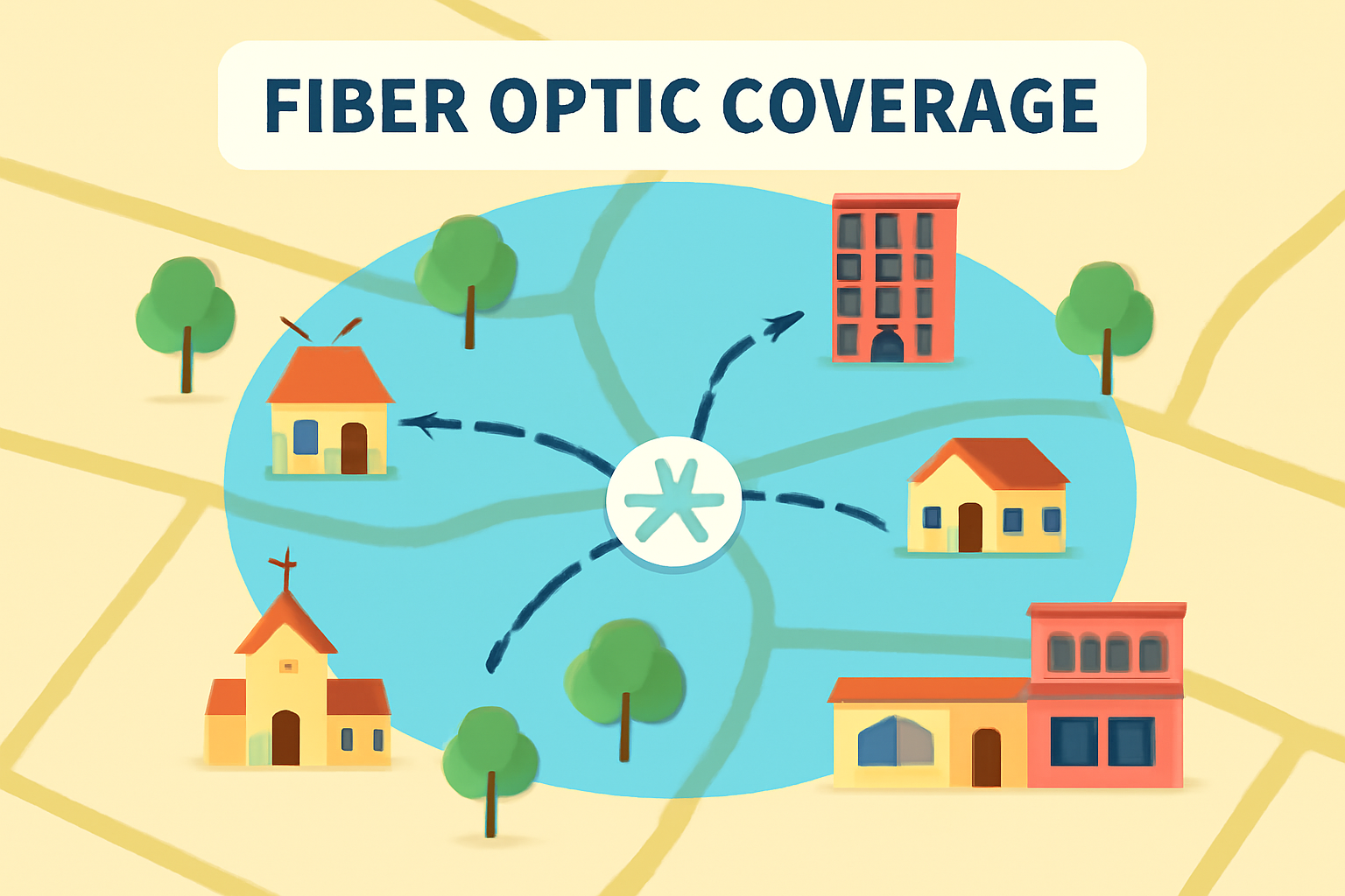 Ikon kecepatan internet berwarna biru dengan simbol petir